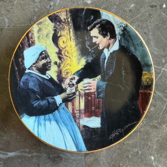 Bradford Exchange | Gone with the Wind “Golden Memories” Mini Plate Collection - Picture 16 of 16